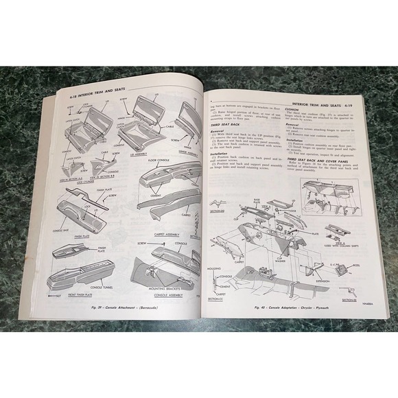 Service Manual PLYMOUTH CHRYSLER IMPERIAL BODY SERVICE MANUAL Hot Rods 1972 - Picture 3 of 6